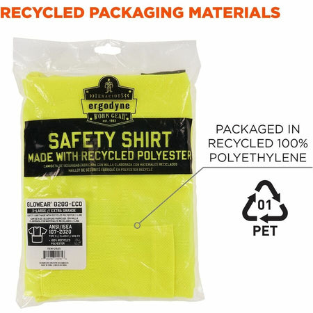 Ergodyne 8289-ECO Recycled Hi-Vis T-Shirt - Alternate-Image7