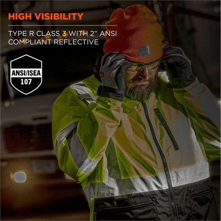 Ergodyne 8351 Hi-Vis Windbreaker Jackets - Alternate-Image2