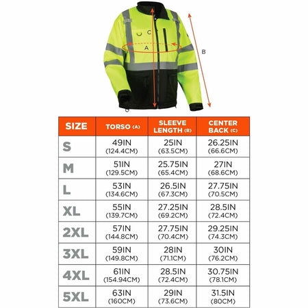 Ergodyne 8351 Hi-Vis Windbreaker Jackets - Alternate-Image5