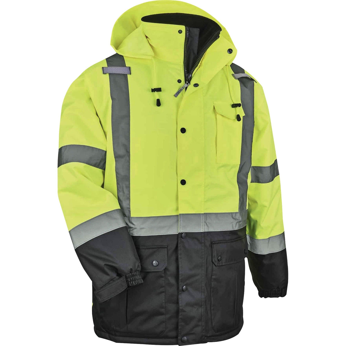 Ergodyne 8384 Type R Class 3 Hi-Vis Quilted Thermal Parka - 2000