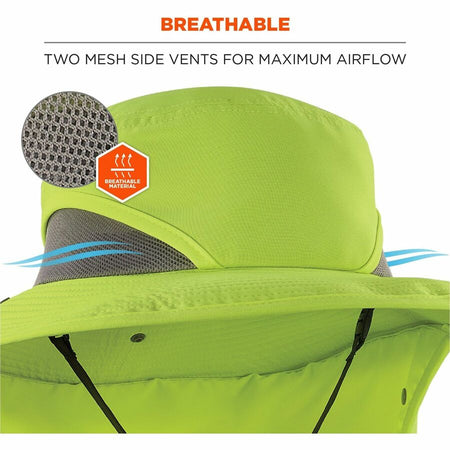 Ergodyne 8934 Ranger Hat with Neck Shade - Alternate-Image2
