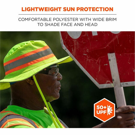 Ergodyne 8935CT Hi-Vis Ranger Sun Hat - Alternate-Image2