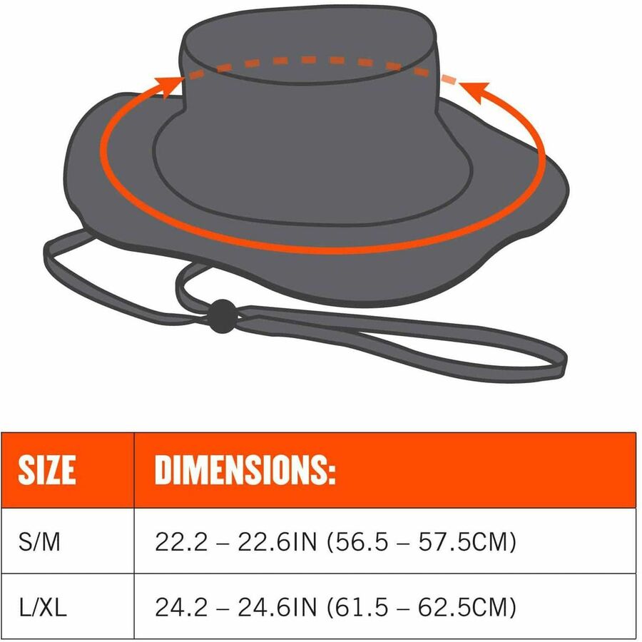 Ergodyne 8936 Lightweight Ranger Hats - Alternate-Image6