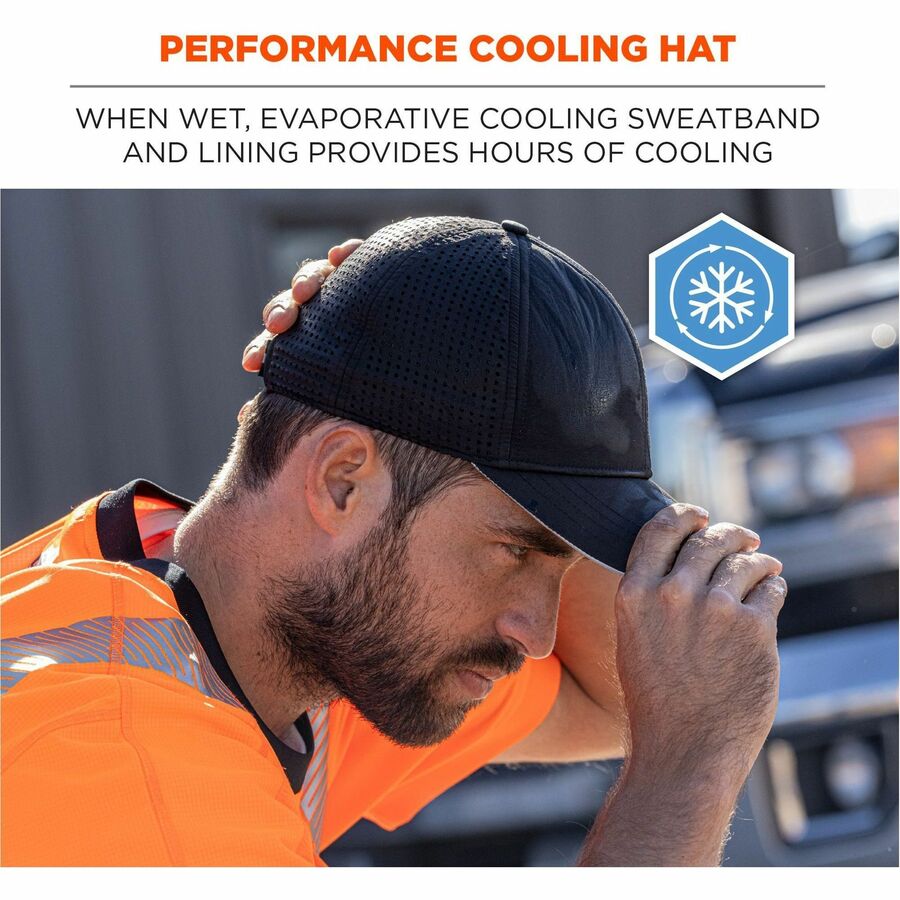 Ergodyne 8937 Cooling Baseball Hat - Alternate-Image1