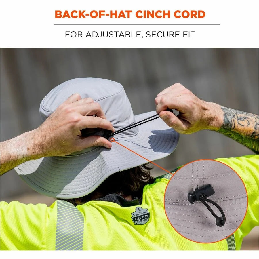 Ergodyne 8939 Cooling Bucket Hat - Stay Cool in Gray - Protective Gear