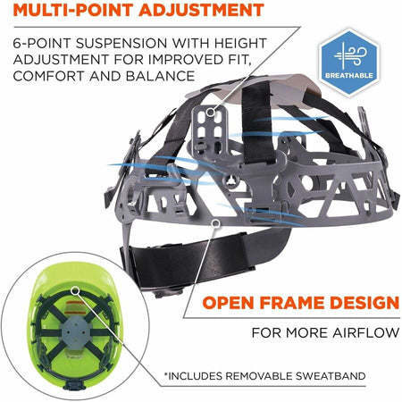 Ergodyne 8966 Lightweight Cap-Style Hard Hat - Alternate-Image3