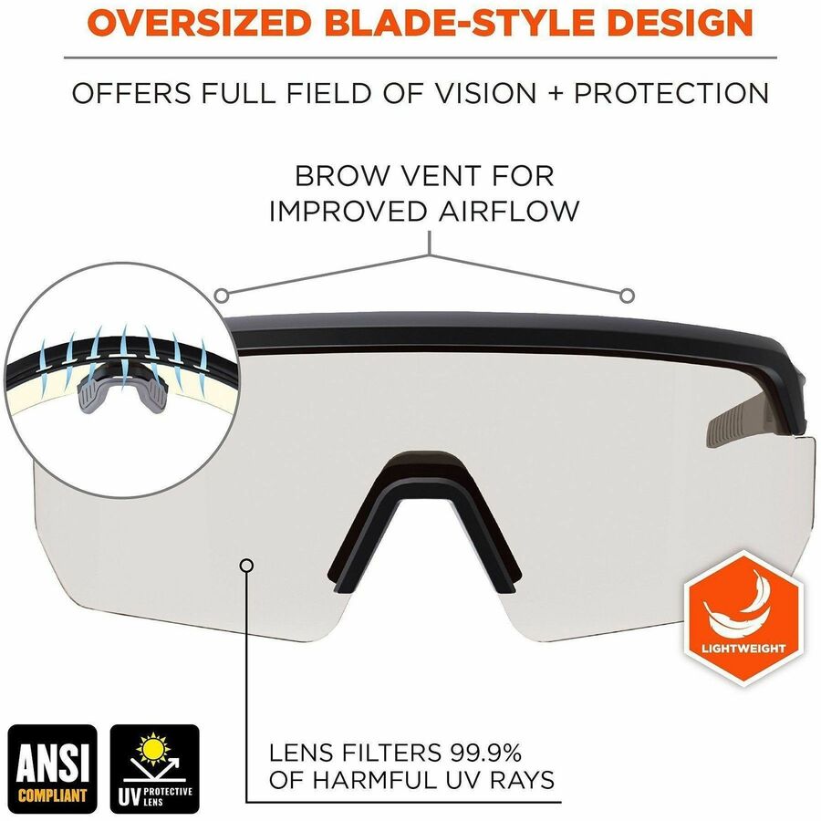 Ergodyne AEGIR Enhanced Anti-Fog Safety Glasses - Alternate-Image3