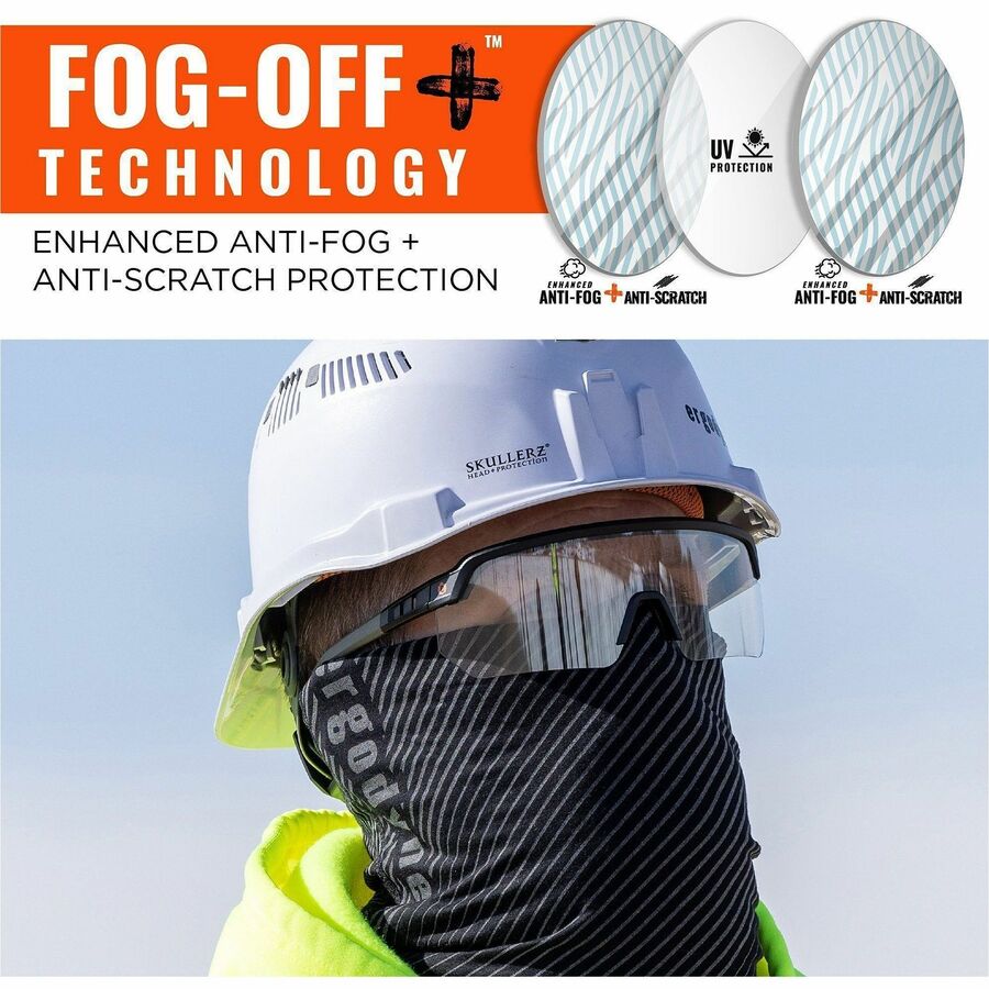 Ergodyne AEGIR Enhanced Anti-Fog Safety Glasses - Alternate-Image1