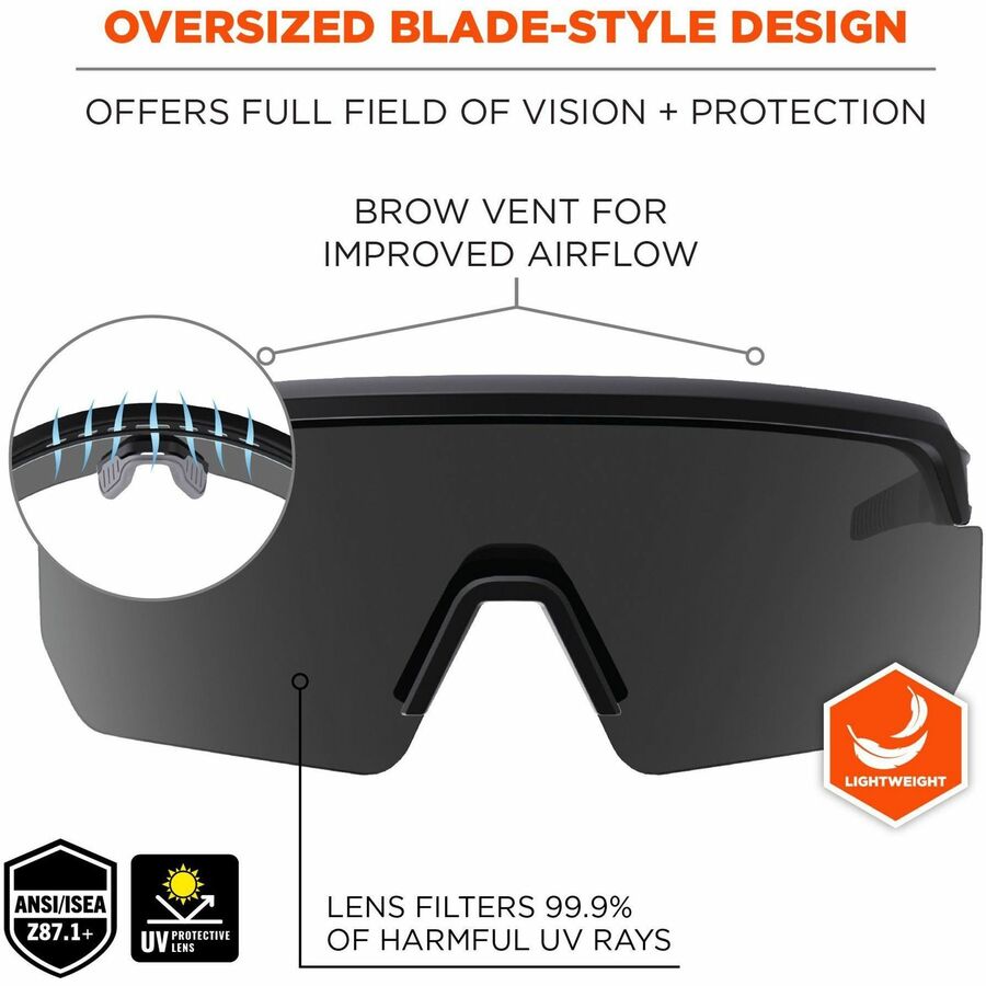 Ergodyne AEGIR Polarized Anti-Fog Safety Glasses - Alternate-Image1