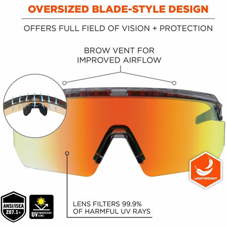Ergodyne Aegir Polarized Anti-Fog Safety Glasses - Alternate-Image1