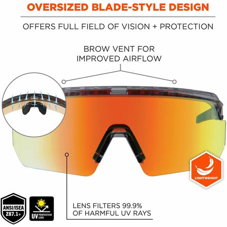 Ergodyne AEGIR Safety Glasses - Alternate-Image2