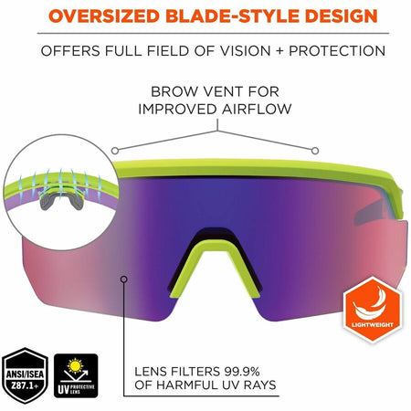 Ergodyne AEGIR Safety Glasses - Alternate-Image2