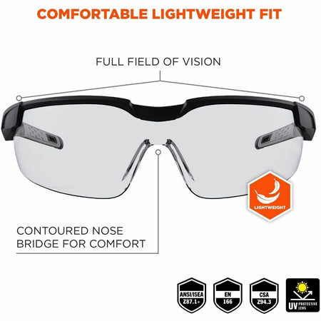 Ergodyne Anti-Fog/Scratch-Resistant Safety Glasses - Alternate-Image1