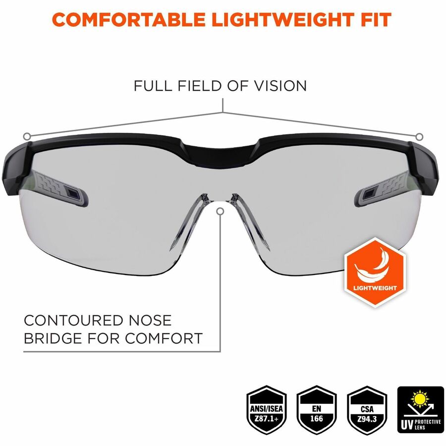 Ergodyne Anti-Fog/Scratch-Resistant Safety Glasses - Alternate-Image1