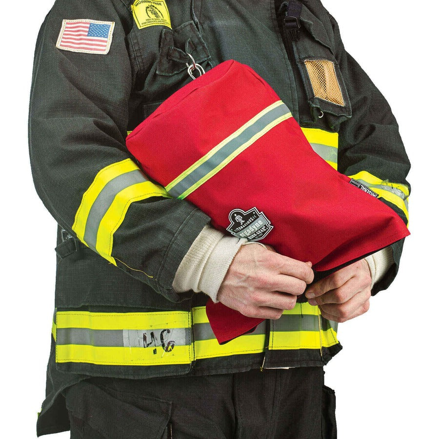 Ergodyne Arsenal 5082 Carrying Case Gear, Belt, ID Card, Full Mask Respirator, SCBA Mask - Red - Bottom