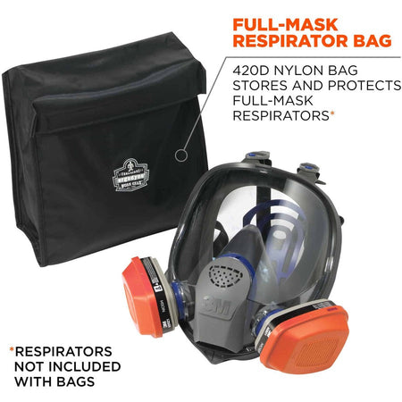 Ergodyne Arsenal 5183 Carrying Case Full Mask Respirator - Black - Alternate-Image1