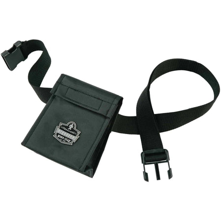 Ergodyne Arsenal 5184 Respirator Case: Black Nylon Waist Strap - 6.5’’ x 4’’ 5’’ - Air Respirators & Accessories