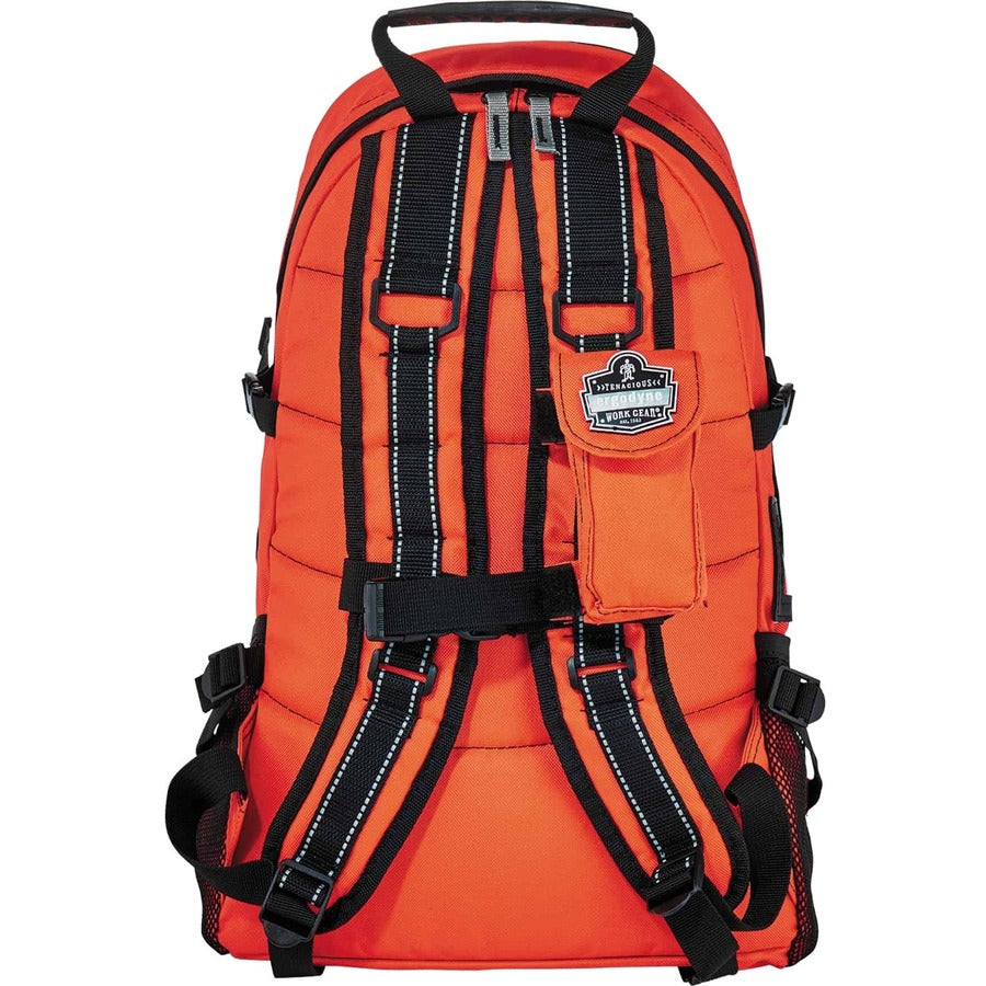 Ergodyne Arsenal 5243 Carrying Case (Backpack) Cell Phone, Smartphone, Trauma Kit - Orange - Rear