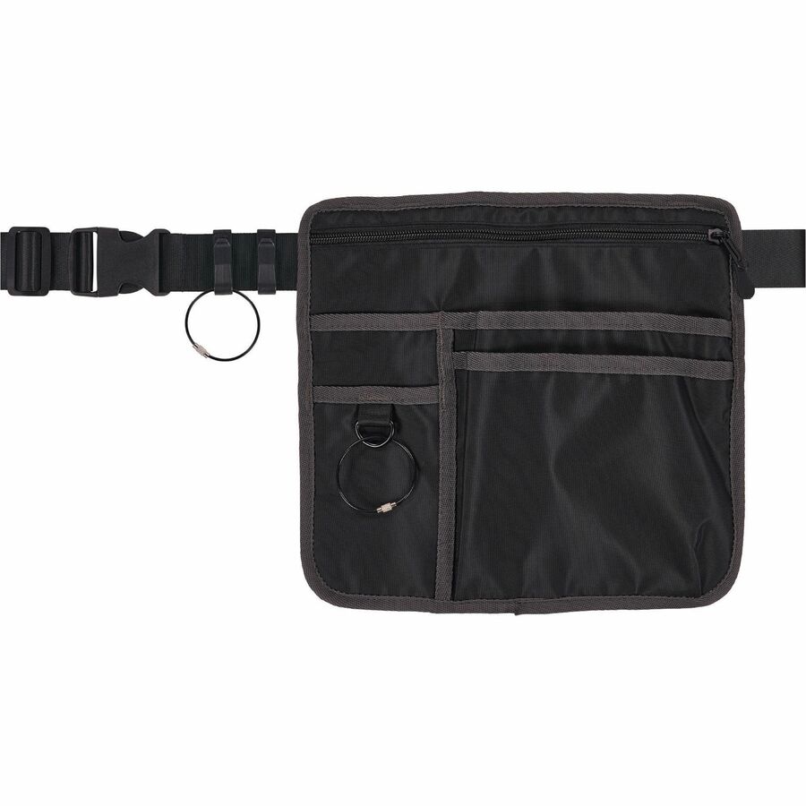 Ergodyne Arsenal 5716 Carrying Case (Pouch) Pen, Notepad, Handheld Device, Cell Phone, Money - Black - Rear