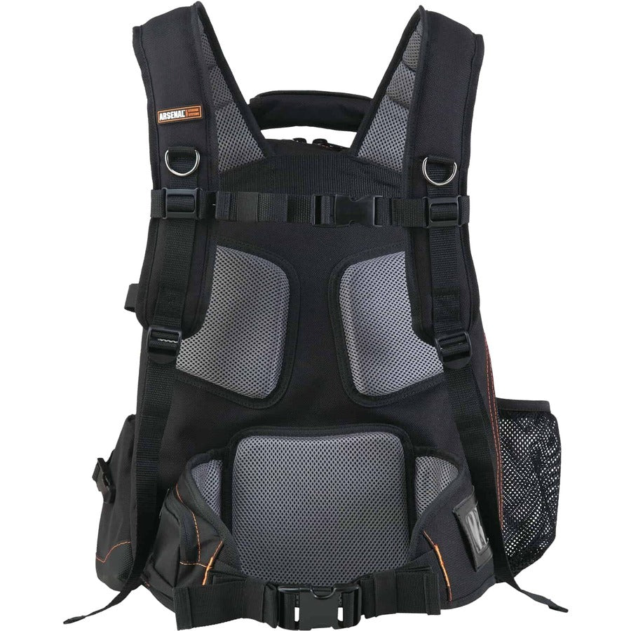 Ergodyne Arsenal 5843 Carrying Case (Backpack) Tools - Black - Rear
