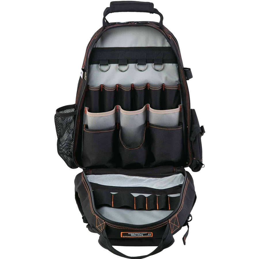 Ergodyne Arsenal 5843 Carrying Case (Backpack) Tools - Black - Alternate-Image2