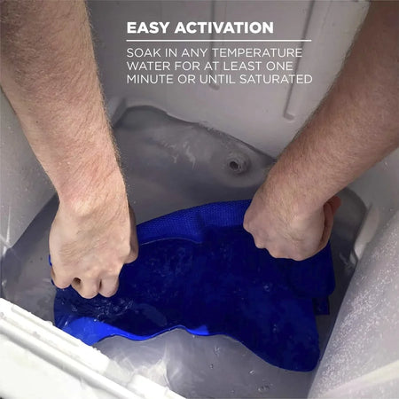 Ergodyne Chill-Its 6602 Cooling Towel - Blue PVA Material - Protective Gear