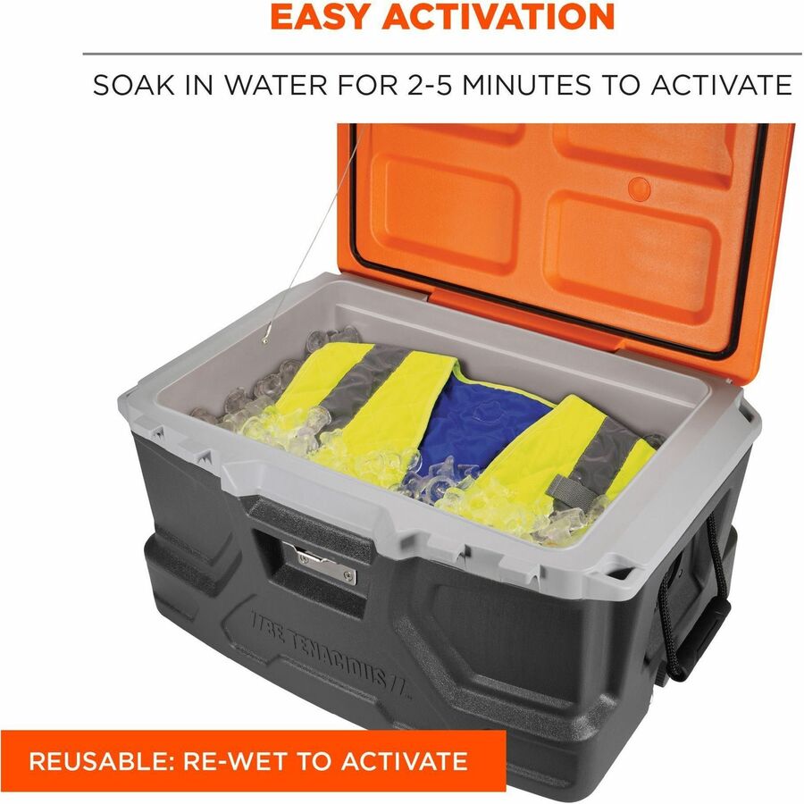 Ergodyne Chill-Its 6668 Hi-Vis Safety Cooling Vest - Alternate-Image2
