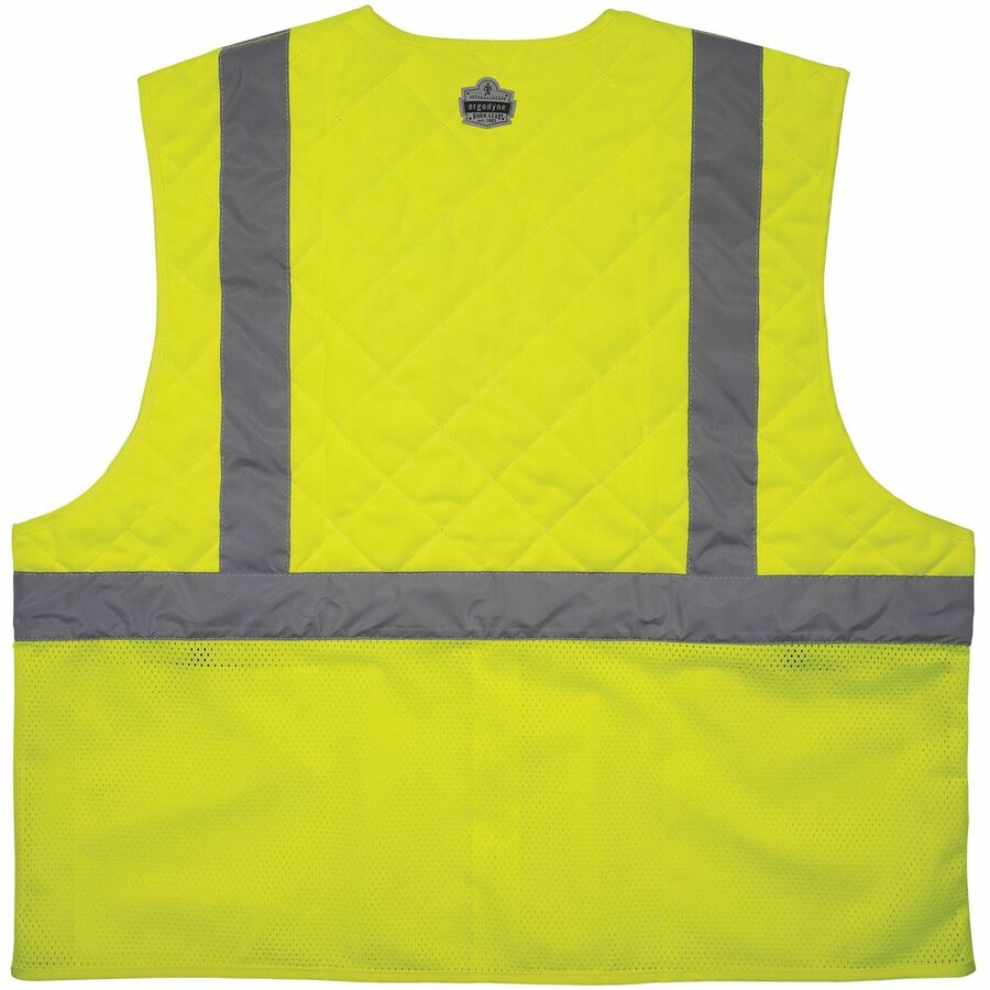 Ergodyne Chill-Its 6668 Hi-Vis Safety Cooling Vest - Rear