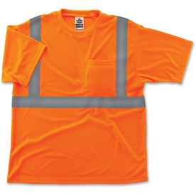 Ergodyne Class 2 Reflective Orange T-Shirt - Small Size - Stay Safe in Style - Safety Jackets / Vests