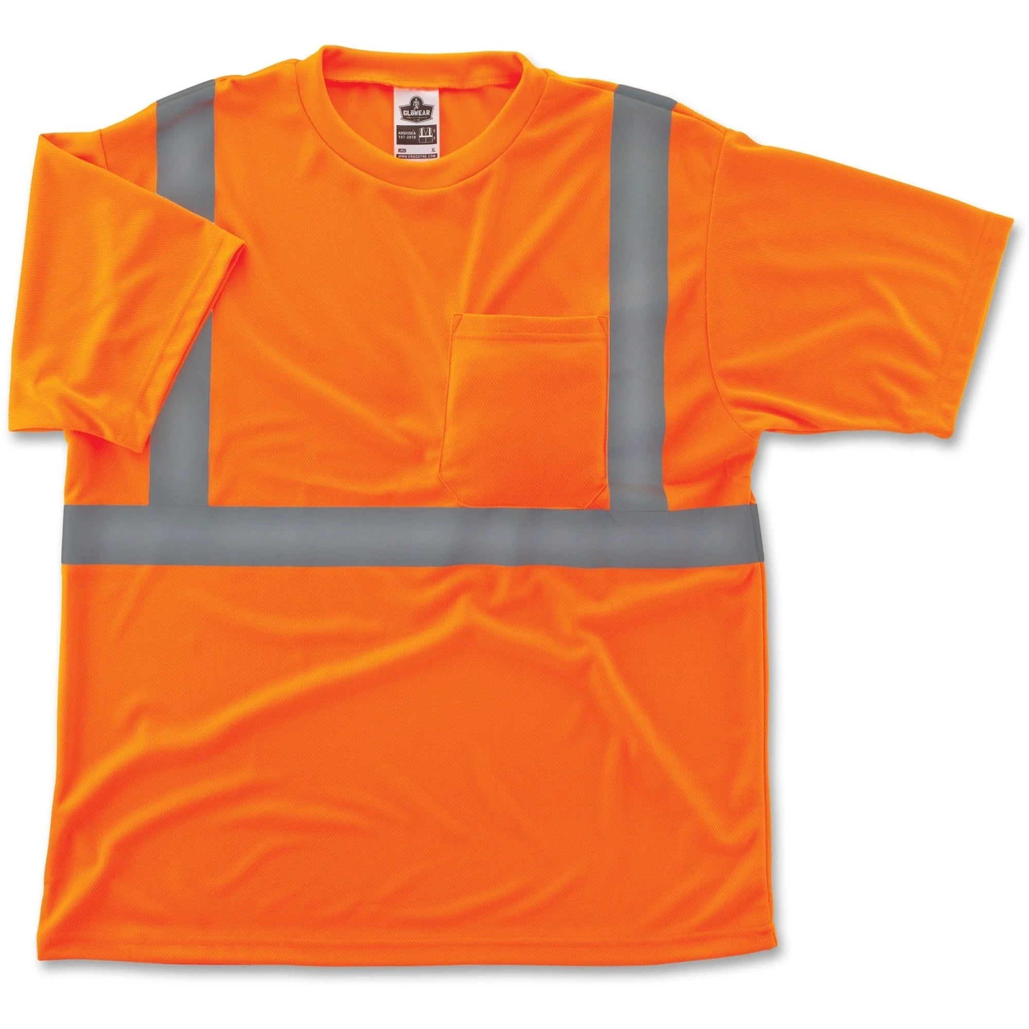Ergodyne Class 2 Reflective Orange T-Shirt - Small Size - Stay Safe in Style - Safety Jackets / Vests