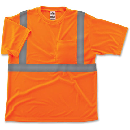 Ergodyne Class 2 Reflective Orange T-Shirt - Small Size - Stay Safe in Style - Safety Jackets / Vests