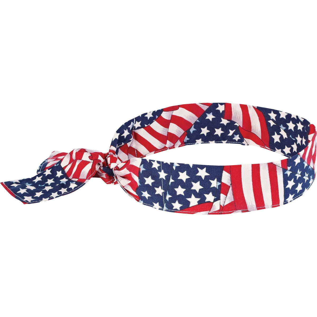 Ergodyne Cooling Bandana: Stay Cool in Red White & Blue - Protective Gear
