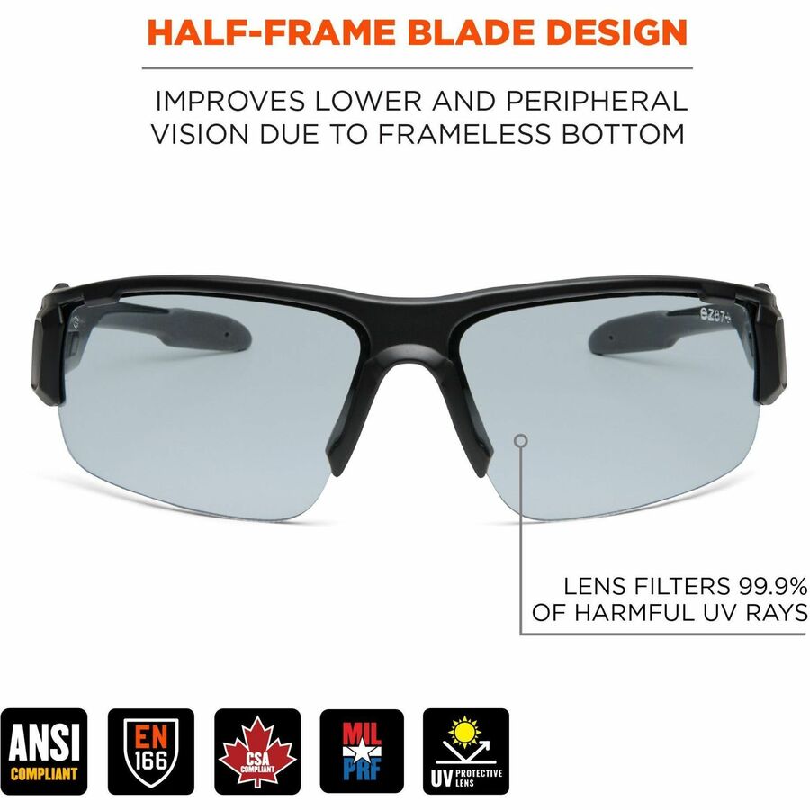 Ergodyne DAGR Anti-Scratch/Anti-Fog Safety Glasses - Alternate-Image1