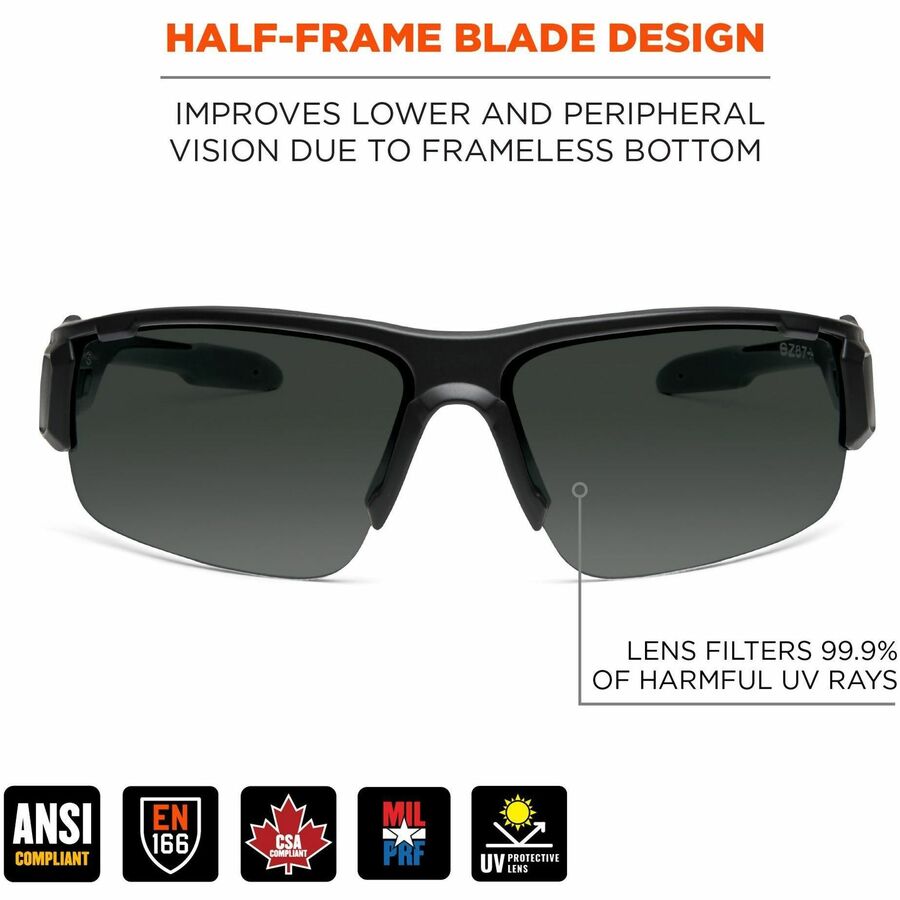 Ergodyne DAGR Anti-Scratch/Anti-Fog Safety Glasses - Alternate-Image1