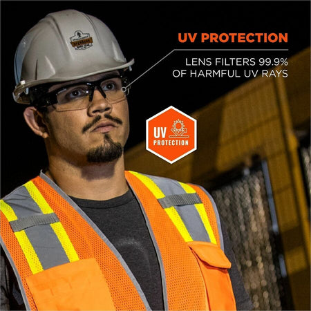 Ergodyne Dagr Clear Lens Half Frame Safety Glasses - Alternate-Image2