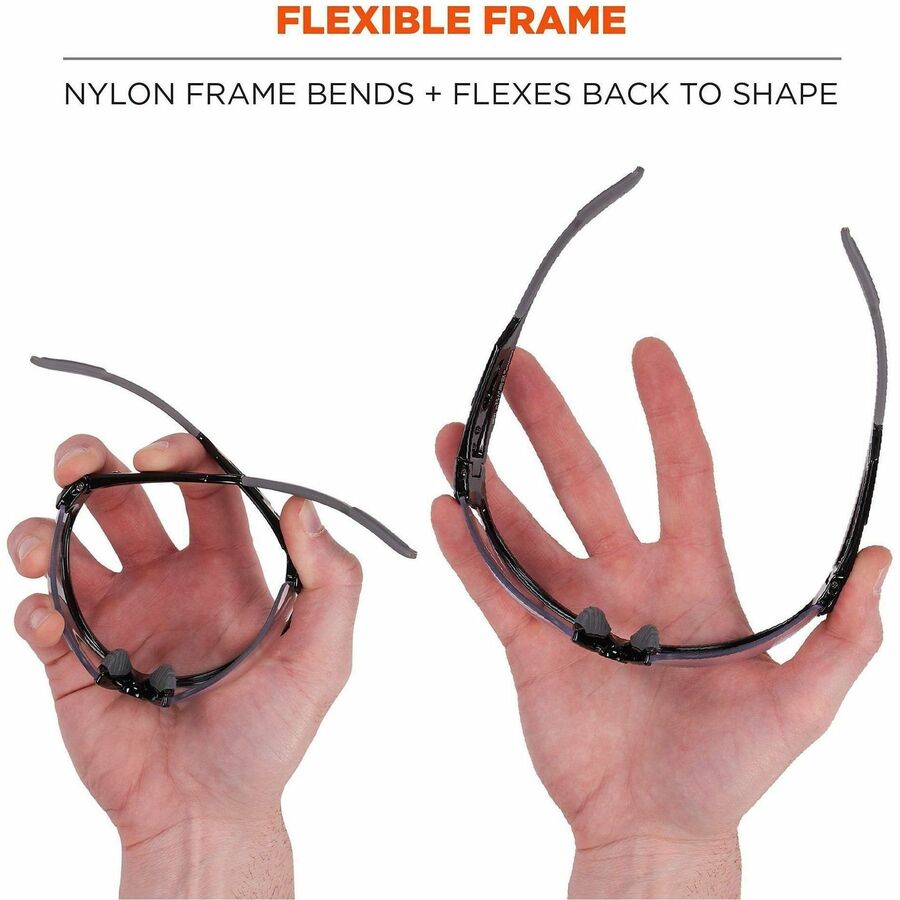 Ergodyne Dagr Clear Lens Half Frame Safety Glasses - Alternate-Image4