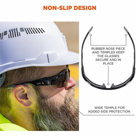 Ergodyne Dagr Clear Lens Half Frame Safety Glasses - Alternate-Image3