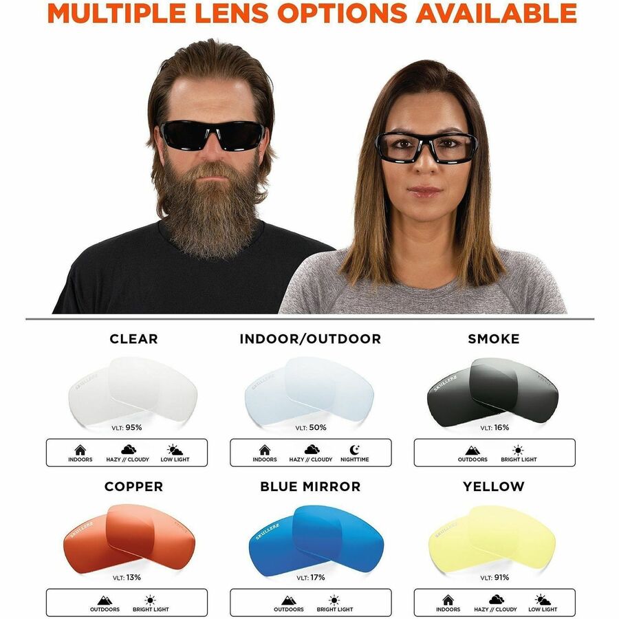 Ergodyne Dagr Copper Lens Half Frame Safety Glasses - Alternate-Image5