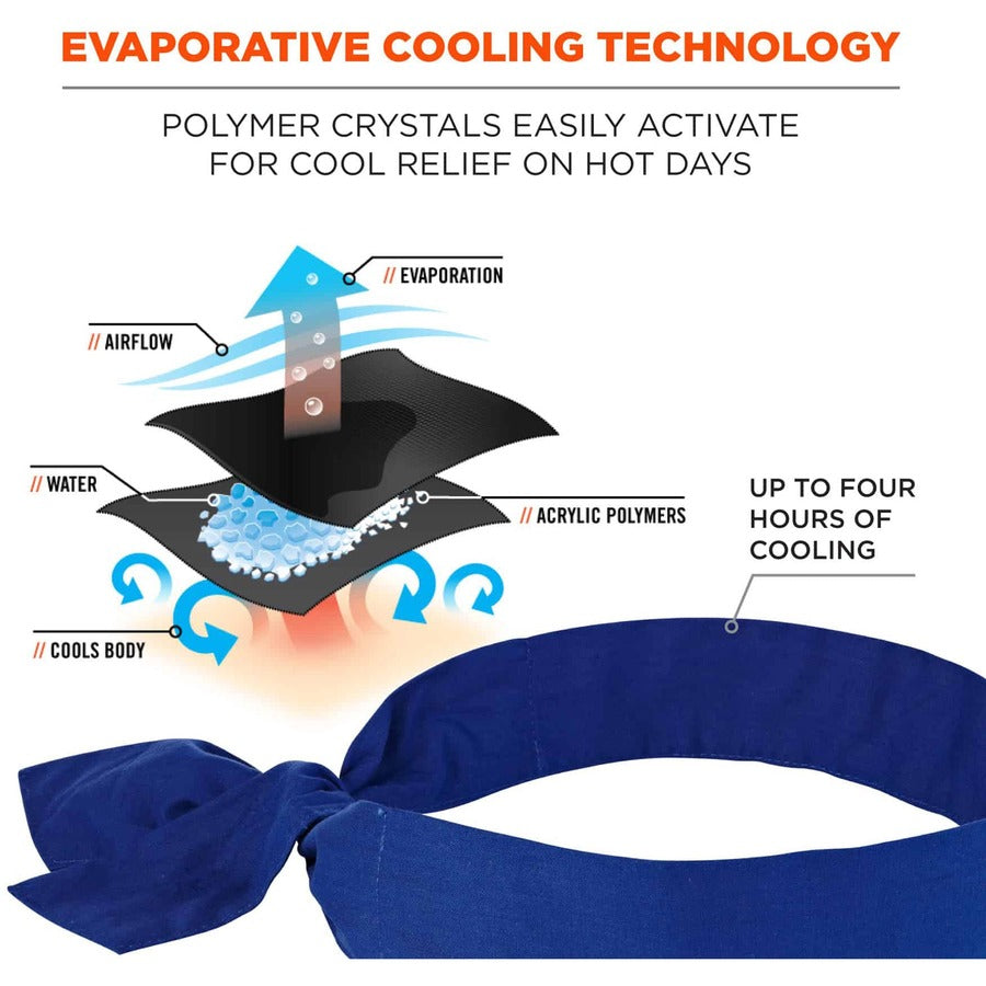 Ergodyne Evaporating Cooling Bandana - Alternate-Image1