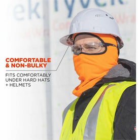 Ergodyne Fleece Balaclava Face Mask: Cozy Orange Protection - Multipurpose Masks