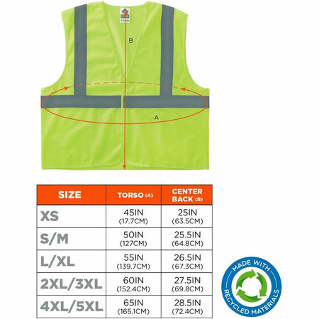 Ergodyne GloWear 8205HL-ECO Recycled Hi-Vis Vests - Alternate-Image5