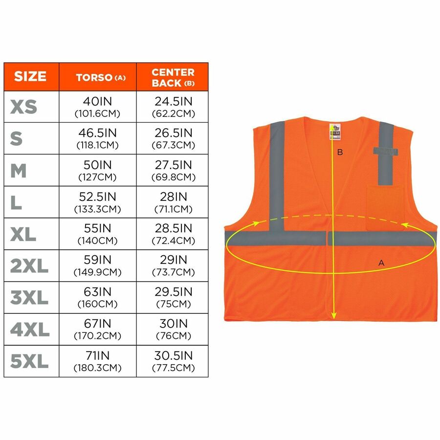 Ergodyne GloWear 8210HL Mesh Hi-Vis Safety Vest - Alternate-Image6