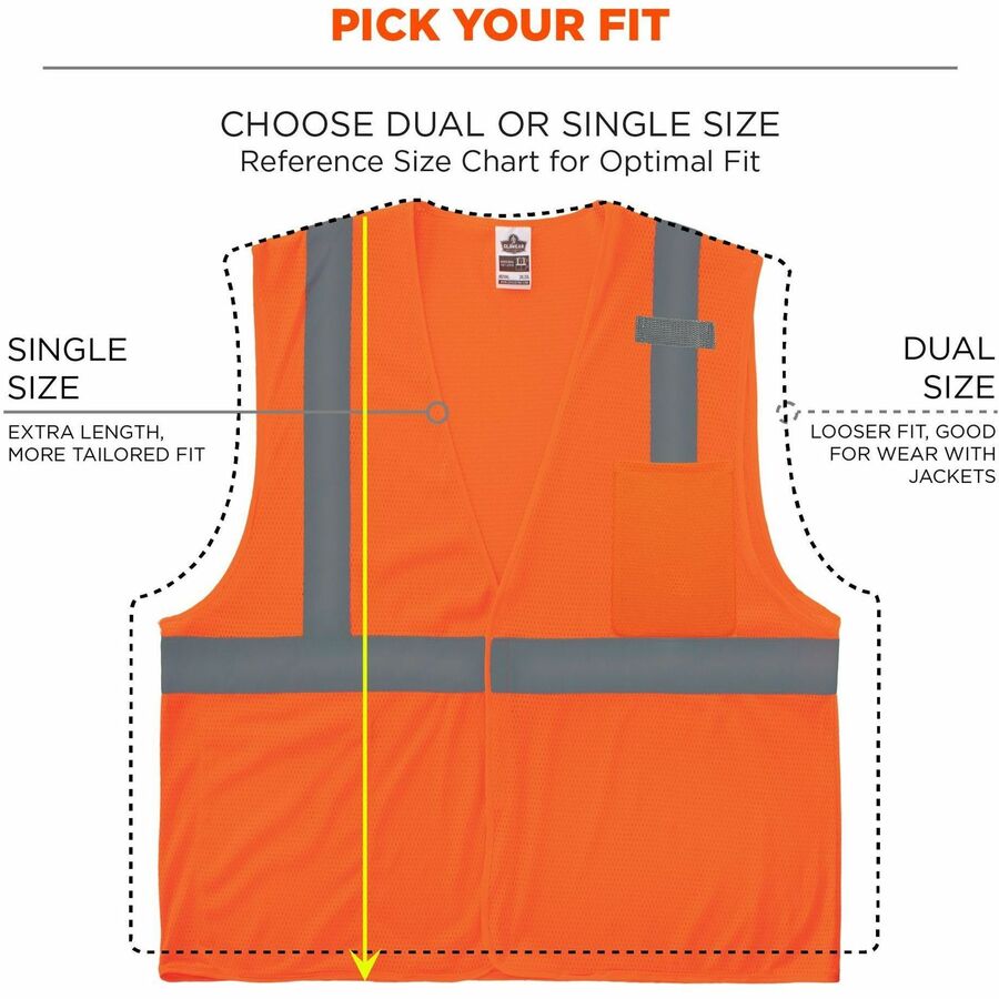 Ergodyne GloWear 8210HL Mesh Hi-Vis Safety Vest - Alternate-Image5