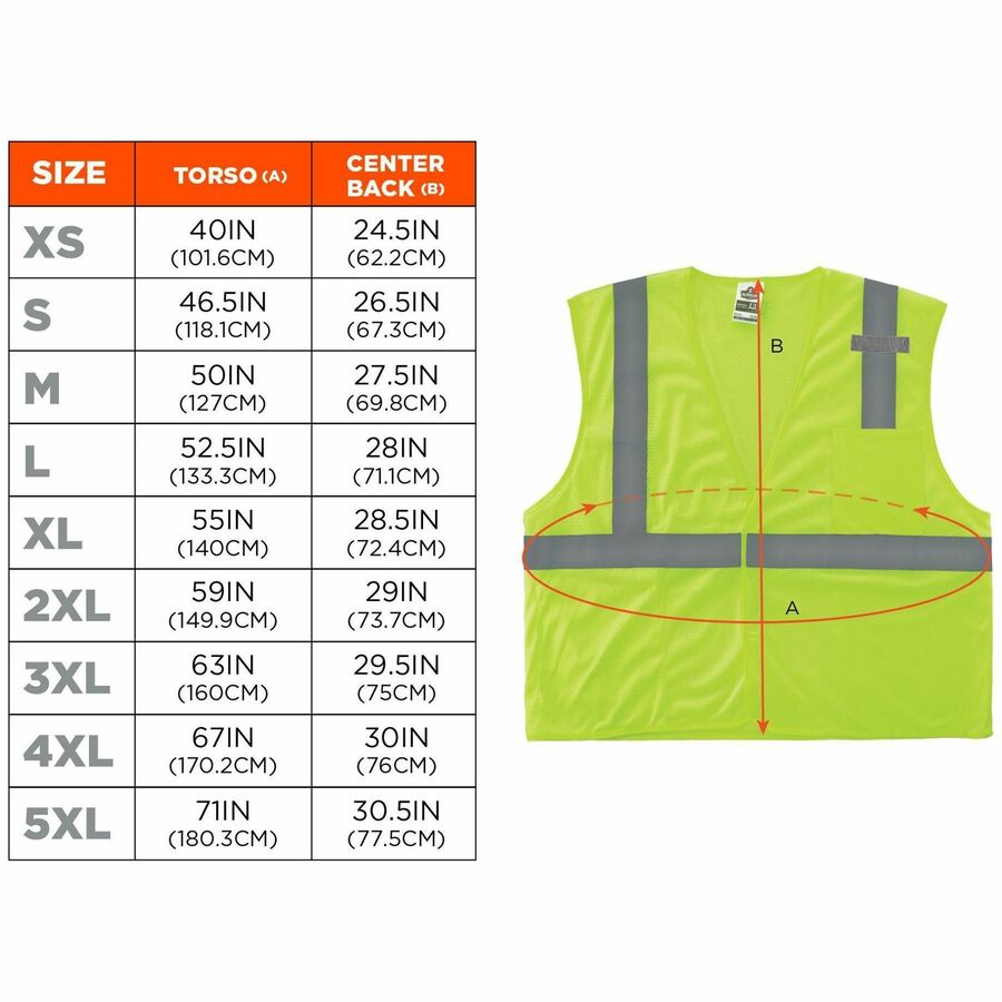 Ergodyne GloWear 8210HL Mesh Hi-Vis Safety Vest - Alternate-Image6