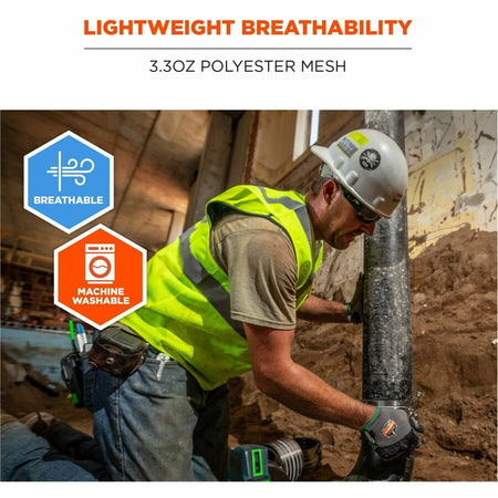 Ergodyne GloWear 8210HL Mesh Hi-Vis Safety Vest - Alternate-Image3
