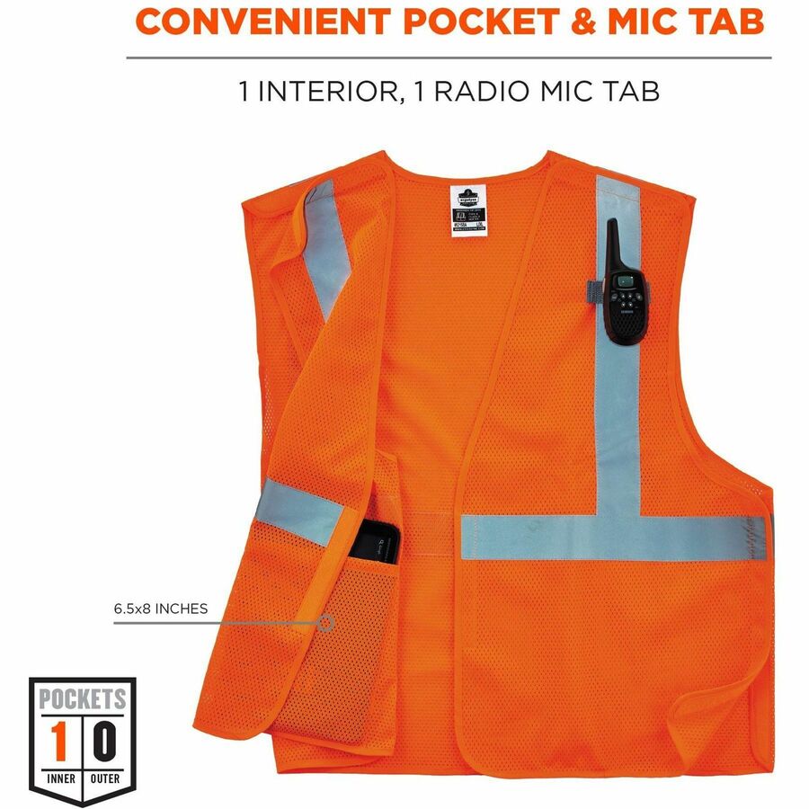 Ergodyne GloWear 8215BA Breakaway Mesh Vests - Alternate-Image3
