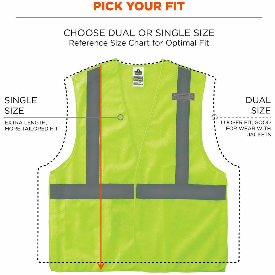 Ergodyne GloWear 8215BA Breakaway Mesh Vests - Alternate-Image5