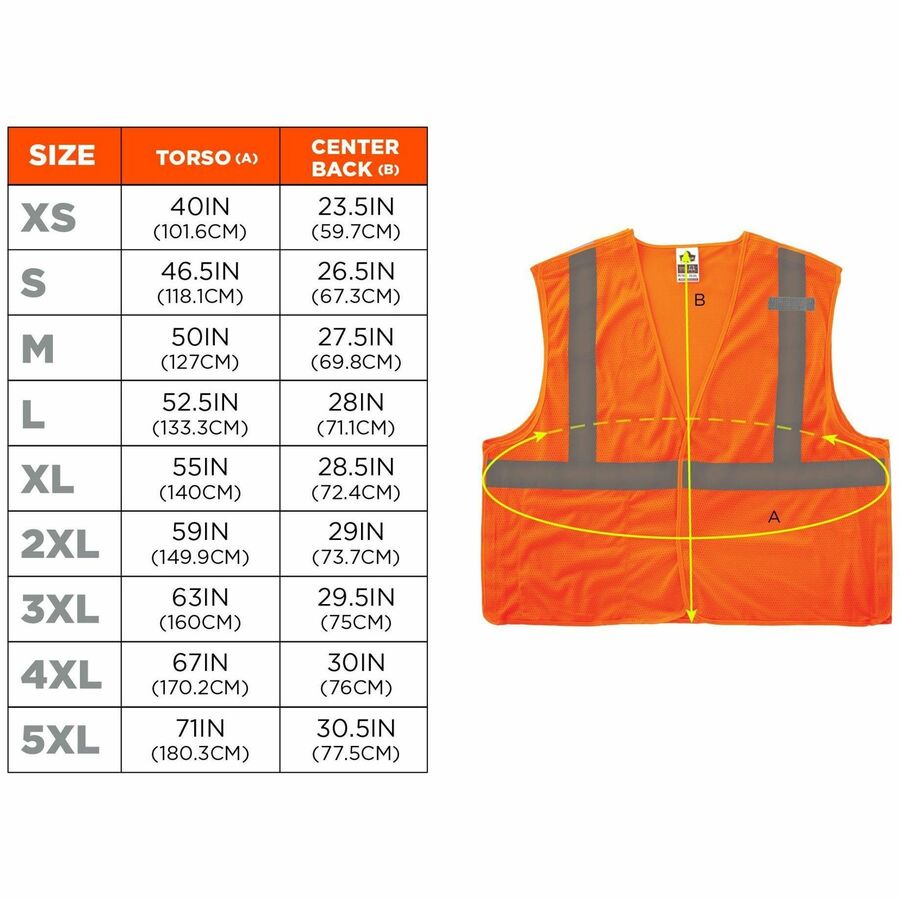 Ergodyne GloWear 8215BA Breakaway Mesh Vests - Alternate-Image6