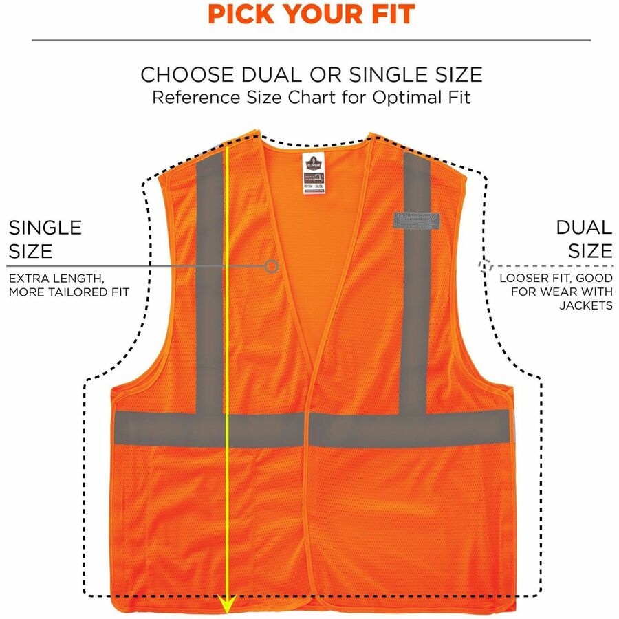 Ergodyne GloWear 8215BA Breakaway Mesh Vests - Alternate-Image5
