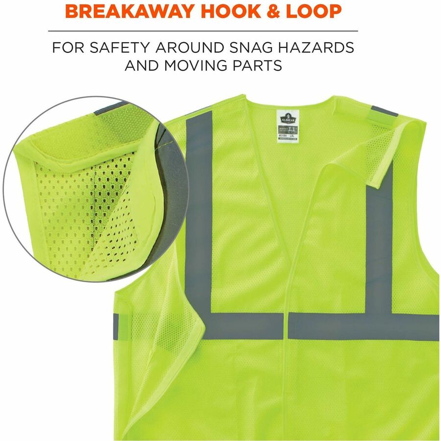 Ergodyne GloWear 8215BA Breakaway Mesh Vests - Alternate-Image2